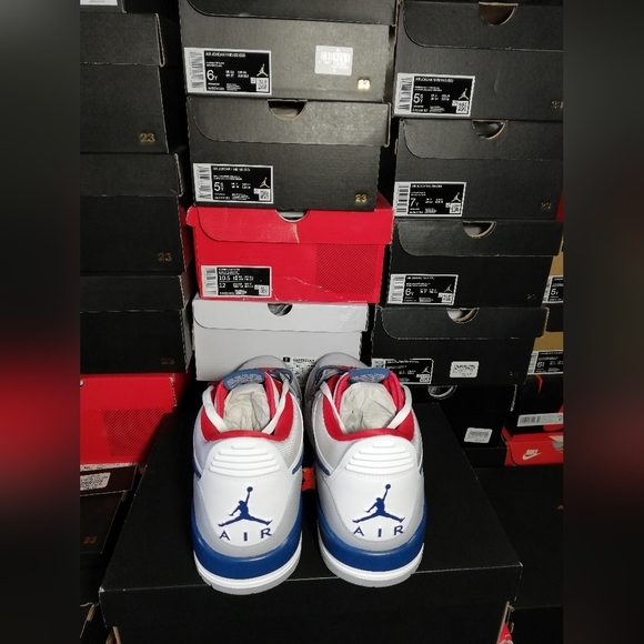 AIR JORDAN LEGACY 312 WHITE/FRENCH BLUE MEN'S US SIZE S13 BRAND NEW IN BOX - Picture 7 of 10